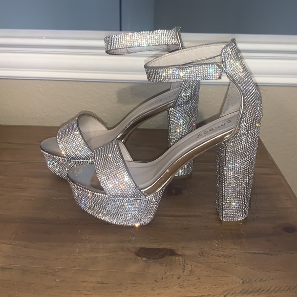 6in Bamboo sparkly high heels - Picture 3 of 3